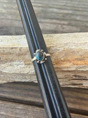 Sterling Silver Ring with Turquoise